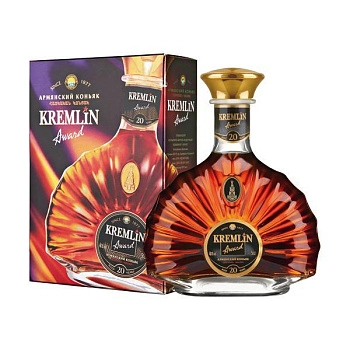 Коньяк Kremlin Award 20 Years Old gift box  500 мл