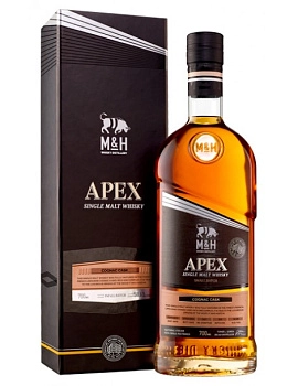 Виски  M & H Apex Cognac Cask gift box 700 мл  58,6%