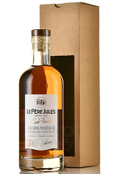 Кальвадос Léon Desfrièches et Fils Le Père Jules Calvados Pays d’Auge 15 ans Cask Finish gift box  700 мл