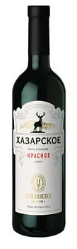 Вино Цимлянское Хазарское  красное сухое 750 мл