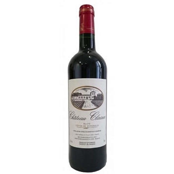 Вино Château Clairac AOC Blaye Côtes de Bordeaux   750 мл