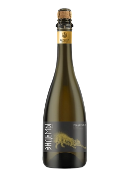 Игристое вино  Эндемы Ареал  Ркацители  белое брют  750 мл  10,5 %