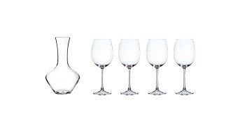 Набор из 5-ти предметов декантер и 4 фужера для вина Nachtmann Vivendi  бессвинцовый хрусталь