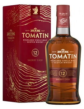 Виски Tomatin 12 years Sherry Cask  gift box 700 мл 40%