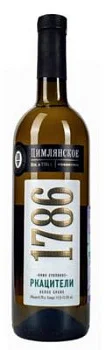 Вино Цимлянское 1786 Ркацители белое сухое 750 мл
