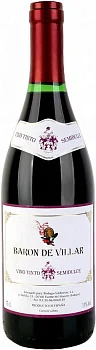Вино Valdeorite Baron de Villar Tinto Semidulce Вальдеорите Барон де Вилляр Тинто Семидульче  750 мл