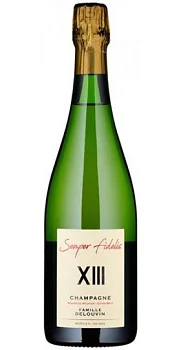 Шампанское Famille Delouvin Semper Fidelis XII Solera de Meunier Champagne AOC Extra Brut  Фамий Делувен Семпер Фиделис XII Солера де Менье Шампань AOC Экстра Брют  750 мл