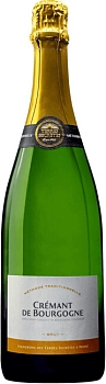 Игристое вино Terres Secretes Cremant de Bourgogne AOC Brut  2019 750 мл