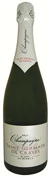 Шампанское  Saint Germain de Crayes Millésime Blanc de Blancs  Brut   2012 750 мл