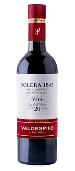 Херес Valdespino Oloroso Solera  1842    2021 500 мл