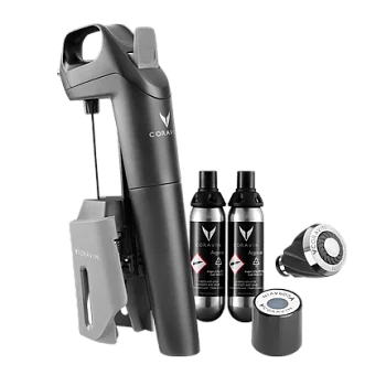 Система для подачи вин по бокалам Coravin Model 3 Wine Lover Pack модель 3+2 капсулы + игла + 1 пробка + 1 аэратор