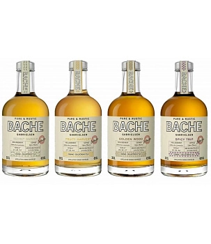 Набор  Bache Gabrielsen Pure & Rustic АОС Cognac 3YO ( Golden Wood  Secret Garden  Spicy Trip  Fruity Harvest)   4 х 35 мл