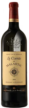 Вино Chateau Malartic Lagraviere Le Comte de Malartic Pessac-Leognan AOC   2020 750 мл 13%