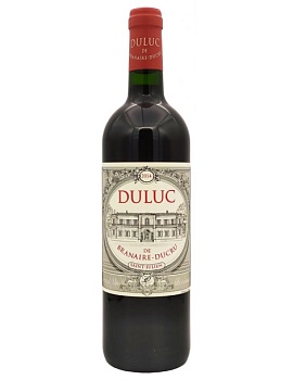 Вино Duluc  de Branaire-Ducru   2014  750 мл
