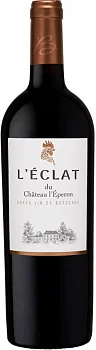 Вино Eclat du Сhateau l'Eperon Bordeaux Superieur AOC л'Экла дю Шато л'Эперон 2018 750 мл 14%