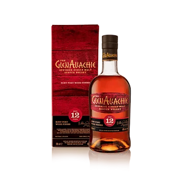 ВИСКИ  The Glenallachie 12 YO Ruby Port Wood Finish   700 мл