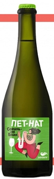 Игристое вино Денисов Пет Нат Совиньон Блан 2022  750 мл  12 %