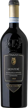 Вино Tinazzi Valpolicella Superiore Ripasso Montere Ca'de'Rocchi Вальполичелла Сюперьоре Рипассо Монтере DOP Ка'Де'Рокки 2018 750 мл