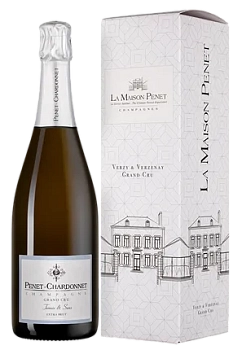 Шампанское Maison Alexandre Penet  Terroir & Sens Grand Cru  в подарочной упаковке 750 мл 2015  12%