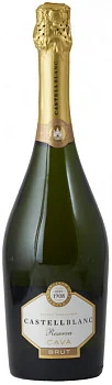 Игристое вино   Castellblanc  Brut Reserva, Cava DO  Кастельблан Кава Ресерва ДО Кава  750 мл