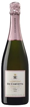 Шампанское  De Corvette Rose Brut Premier Cru   2019  750 мл  12%