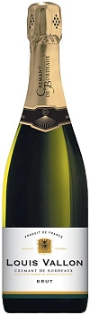 Игристое вино Louis Vallon Crémant de Bordeaux Brut  750 мл