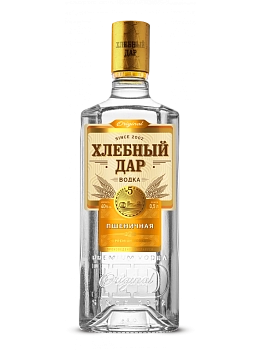 Водка Хлебный дар Пшеничная 500 мл