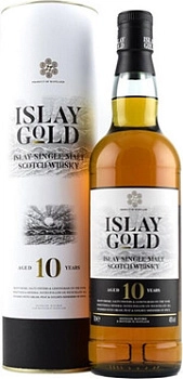 Виски Ian Macleod Distillers  Islay Gold 10 Years Old, in tube  700 мл  40 %