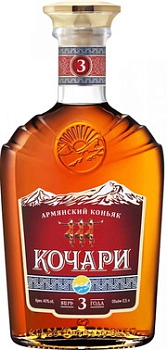 Коньяк Kochari Armenian Brandy 3 Y.O.  500 мл