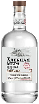 Водка   Хлебная Мера  Хмельная  500 мл