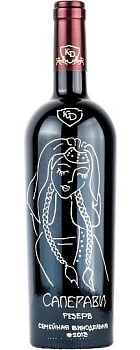 Вино Константина Дзитоева  Саперави  2019  750 мл  14%