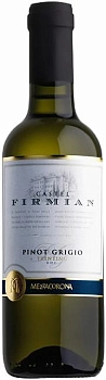 Вино Mezzacorona Castel Firmian Pinot Grigio Trentino DOC Медзакорона Кастель Фирмиан Пино Гриджо Трентино 2019 375 мл