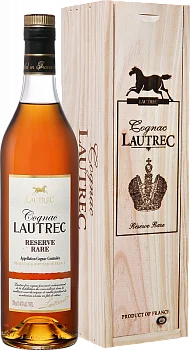 Коньяк Godet Cognac Lautrec Reserve Rare wooden box 700 мл
