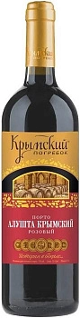 Портвейн Порто Алушта Крымский (напиток)  роз. 0,75  17%