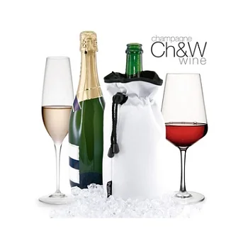 Рубашка для охлаждения шампанского Pulltex Cooler Bag White  109-610-00