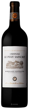 Вино Chateau Le Peuy Saincrit, Bordeaux Superieur AOC  375 мл  14,5%