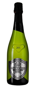 Игристое вино Cava Dos Caprichos Brut Nature  2016 750 мл