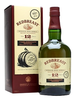 Виски  Redbreast Cask Strength 12 years 56,3% gift box   700 мл
