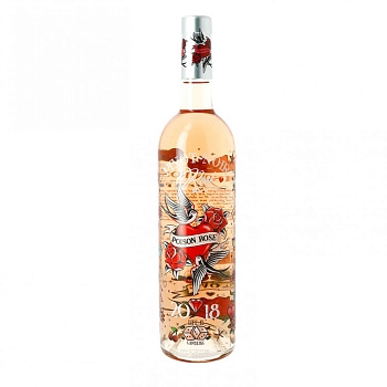 Вино Vignobles Vellas Poison Rose Pinot Noir  Пуазон Роз Пино Нуар  2020 750 мл