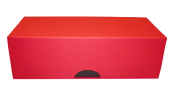 Коробка на 1 бут. Gift box for 1 bottle  red  Коробка на 1 бут  красный 14.3x11.2x37.8 см