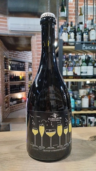 Игристое вино Павелков семейные традиции ПетНат Совиньон Блан Брют  2023 750 мл