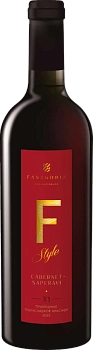 Вино Фанагория F-Style Каберне Саперави 2022  750 мл  12 %