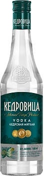 Водка Кедровица Кедровая Мягкая  500 мл