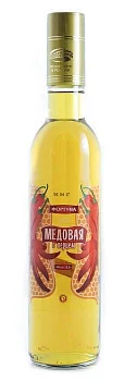 Настойка ЛВЗ Фортуна медовая с перцем фляжка 250 мл