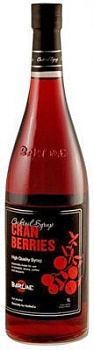 Сироп Barline Cranberries, Клюква стекло   БАРЛАЙН  1000 мл