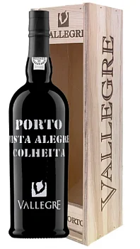 Портвейн Vista Alegre Сolheita деревянная упаковка 1950  750 мл 20%