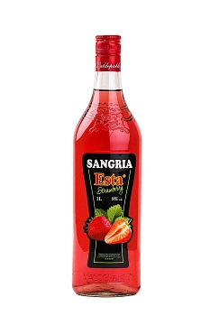 Напиток винный "Сангрия Эста Вальдепабло со вкусом клубники"(Sangria Esta Strawberry) 9% 1л