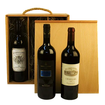 Пенал на 3 бутылки Бургонь  бук