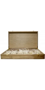 Футляр на 6 бутылок с перегородками (бук)