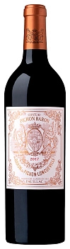 Вино Chateau Pichon Longueville Baron Pauillac AOC Cru Classe  2017 750 мл